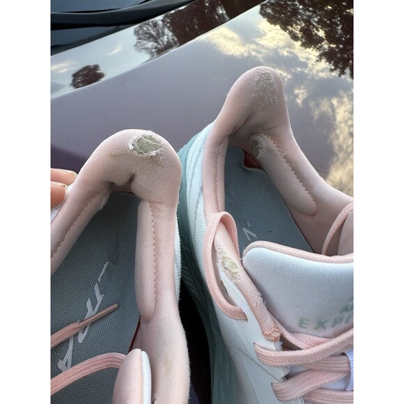 Altra Women's Athletic Shoes in White and Light Blue - Picture 8 of 9